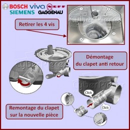 Fond de cuve + Joint Bosch 00668102 CYB-368827