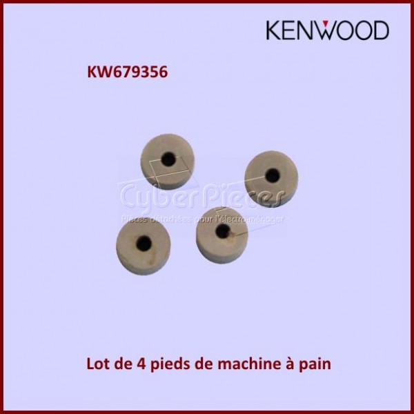 Lot de 4 pieds machine à pain Kenwood KW679356 CYB-107440