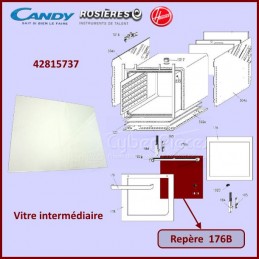 Vitre intermédiaire Candy 42815737 CYB-215961