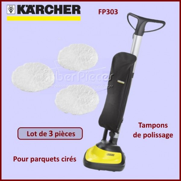 Feutre de polissage x3 Karcher 28631960 CYB-003629