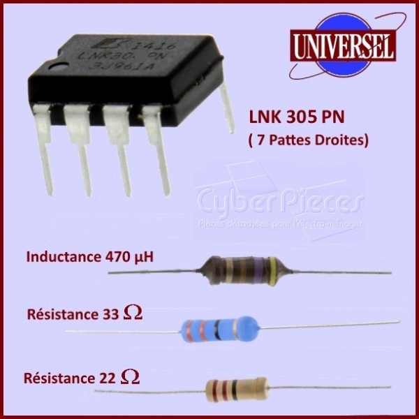 Kit de réparation LNK305PN Pour votre carte