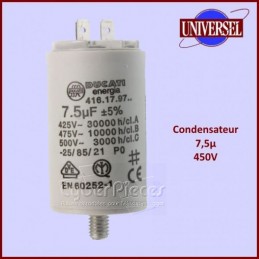 Condensateur 7,5µF (7,5MF) 450 Volts CYB-179546