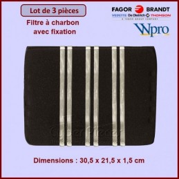 Filtres mousse CHW003 Wpro 481281718354 CYB-242240