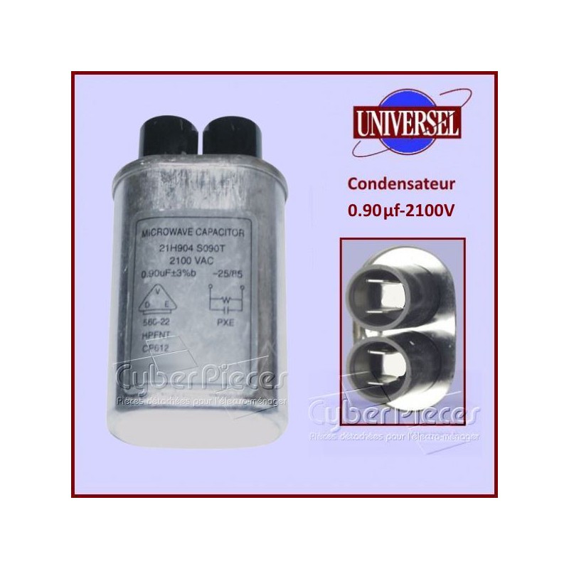 Condensateur 0,90µF (0,90mF) 2100V CYB-016711