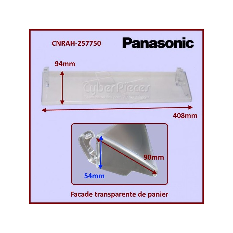 Façade plastique Panasonic CNRAH-257750 CYB-081450