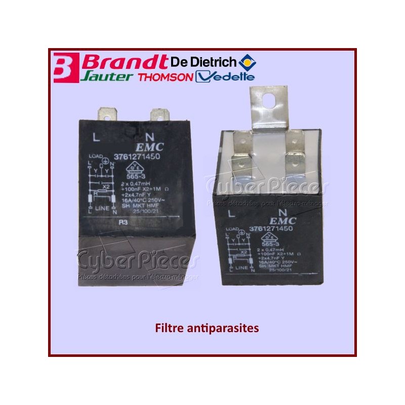 Condensateur Filtre Anti-parasite Roxburgh 3761271450 (76X1632) CYB-098090
