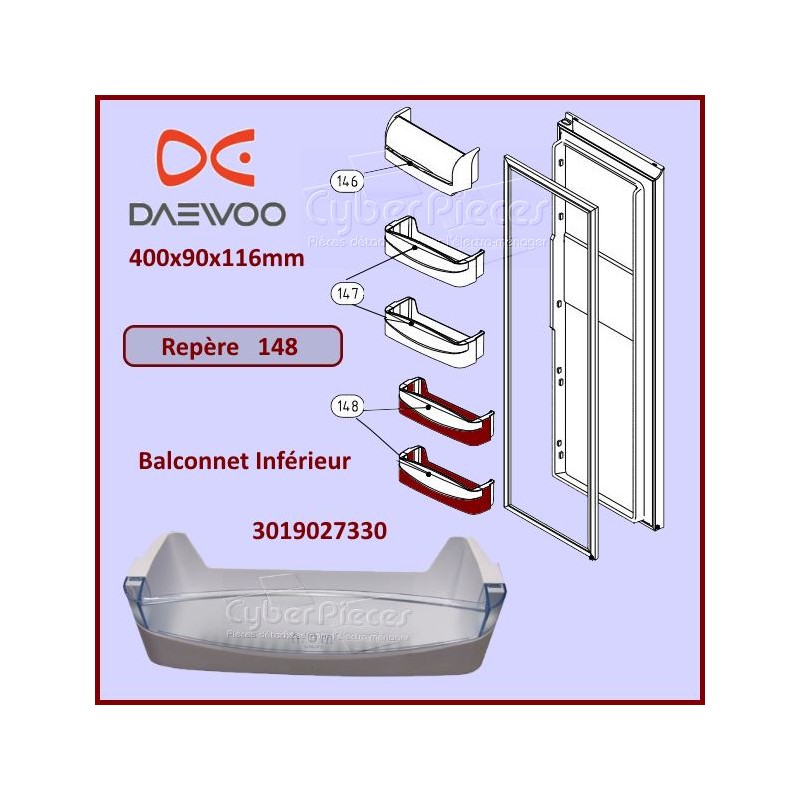 Balconnet Inférieur Daewoo 3019027330 CYB-032254