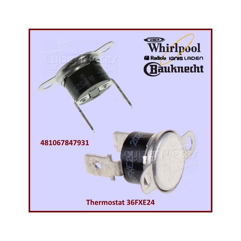 Thermostat 36FXE24 Whirlpool 481067847931 - 130° CYB-289887