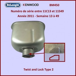 Cuve de machine à pain BM450 Kenwood KW715090 CYB-332538