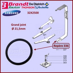 Joint du tube d'alimentation Ø21,5mm Brandt 32X2500 CYB-148337