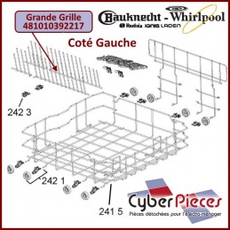 Grande Grille support plats obi gauche 481010392217 CYB-100519