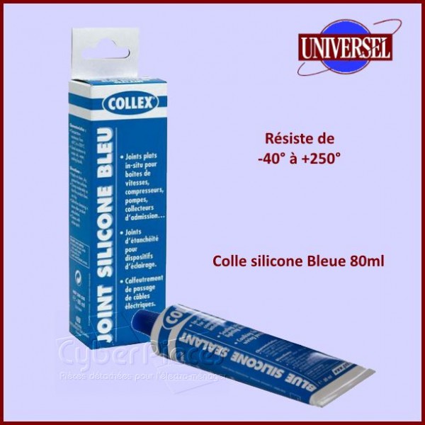 Joint silicone noir d'étanchéité en cartouche - Tube de 310 ml.