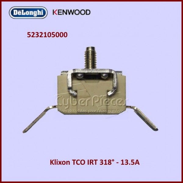 Klixon TCO IRT 318° - 13.5A Delonghi 5232105000 Klixon TCO IRT 318° - 13.5A Delonghi 5232105000