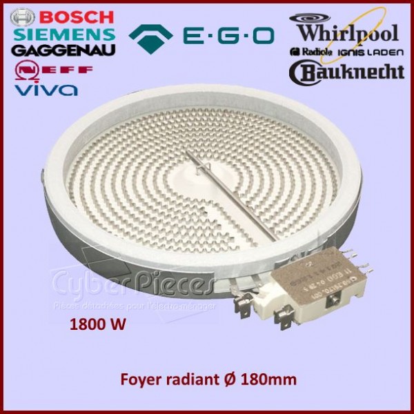 Foyer Radiant 180-200mm - 1700W EGO 1058113032 CYB-042758