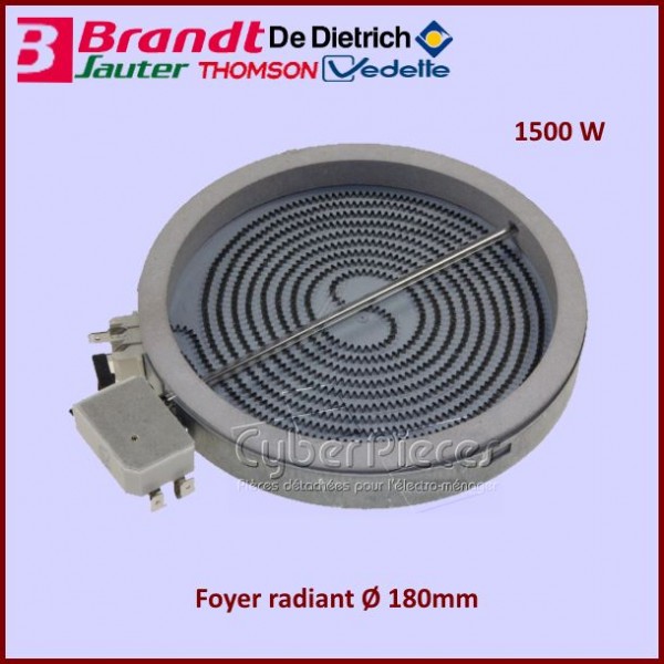 Foyer Radiant 180mm - 1500W Brandt C690035C7 CYB-239097