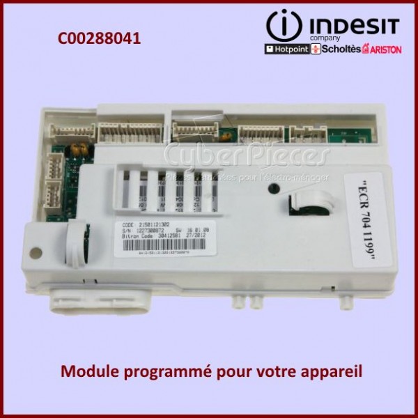 Carte Electronique ARC 2.75 FULL WD BP PTC Indesit C00288041 GA-351485