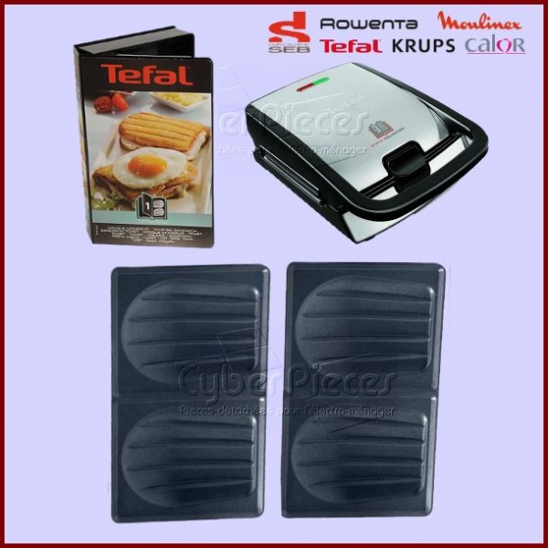 Plaques croque monsieur Tefal XA800112