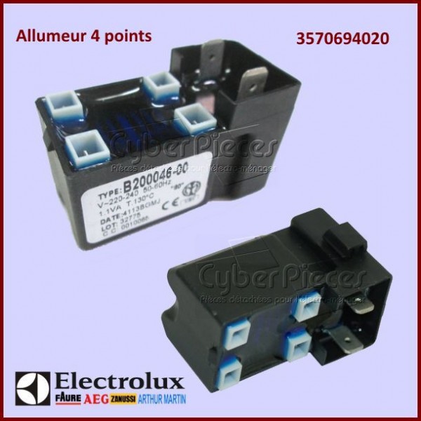 Allumeur 4 Points Electrolux 3570694020 CYB-130103