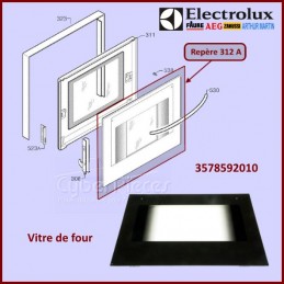 Vitre de four Electrolux 3578592010 CYB-156813