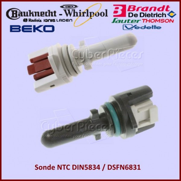 Sonde NTC DFN1500 Beko 1887740400 CYB-271615