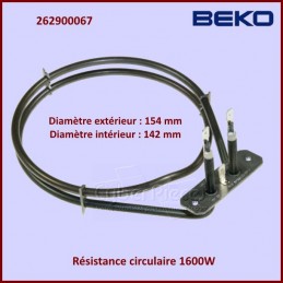 Resistance circulaire 1600W Beko 262900067 CYB-336352
