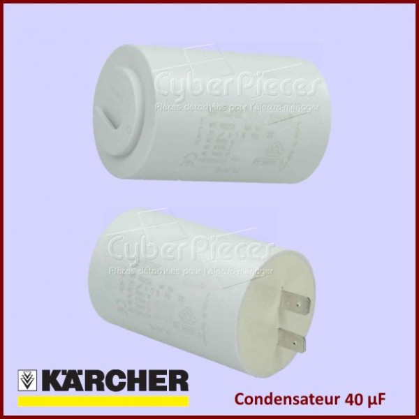 Condensateur 40µF (40mF) Karcher 66612980 CYB-225168