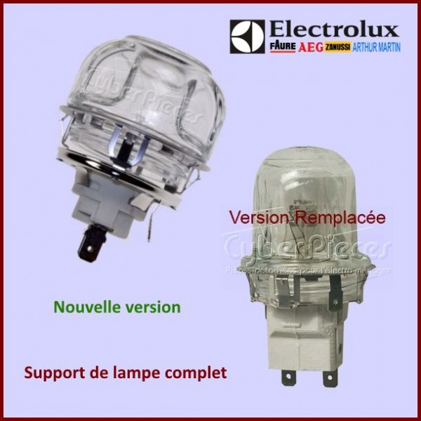 Support de lampe complet Electrolux 3879376436 - Pièces four