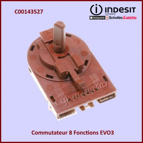 Commutateur 8 Fonctions EVO3 Indesit C00143527 CYB-327213