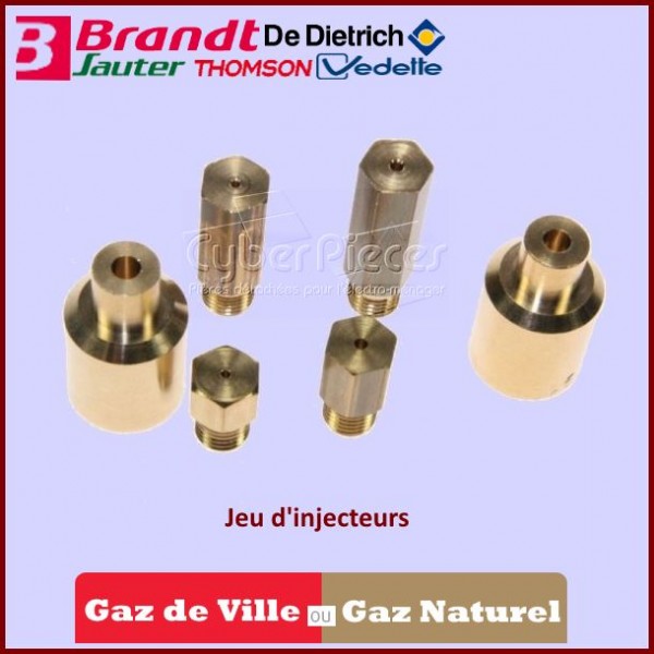 Kit Injecteurs Gaz Naturel Brandt 74X1349 - Pièces four