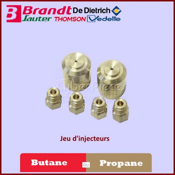 Kit Injecteurs Gaz Butane/Propane Brandt 74X1348 CYB-097413