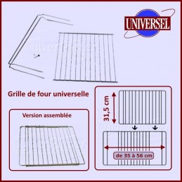 Grille de four extensible 320x350 à 560mm maximum CYB-028738