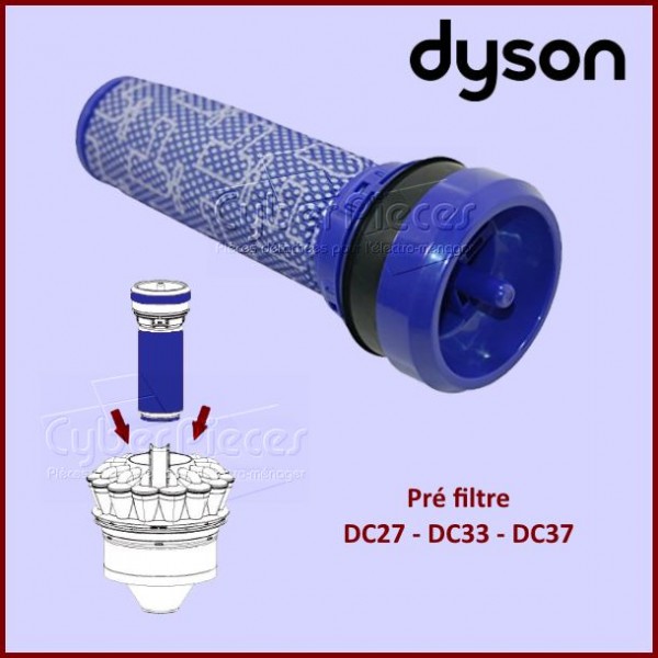 Filtre Pré-moteur Permanent D'aspirateur DC08 Dyson