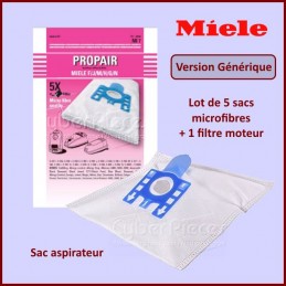 Lot de 5 sacs aspirateur Propair F/J/M/H CYB-404488
