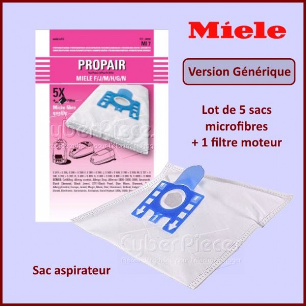 Sac filtrant pour aspirateur M50 Big Pack 10 Pièce/s - Sac à poussière