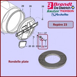 Rondelle plate Brandt 57X0613 CYB-228596