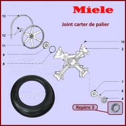 Joint carter de Croisillon tambour Miele 6152520 CYB-395526