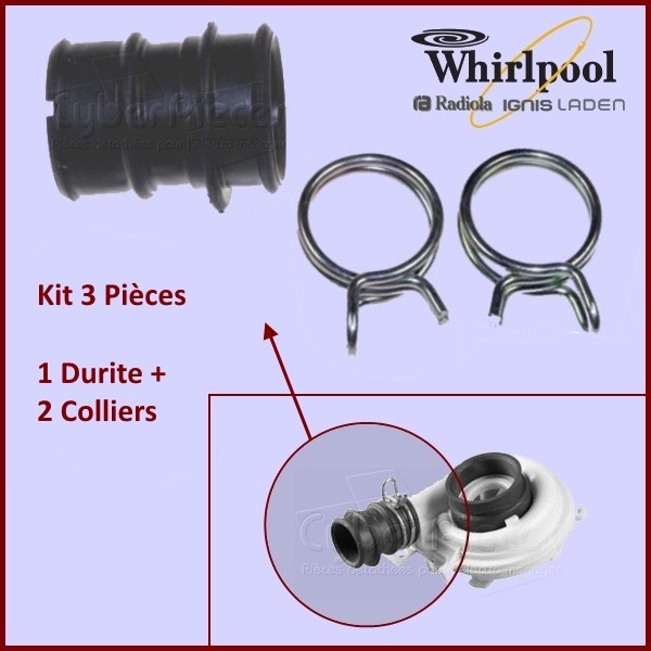 Kit de réparation turbine Whirlpool 481253029437 CYB-009027