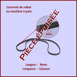 Courroie pour robot 531mm -...