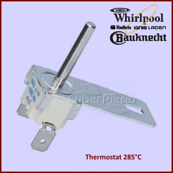 Thermostat Fusible 285°C Whirlpool 480121103437 Thermostat Fusible 285°C Whirlpool 480121103437