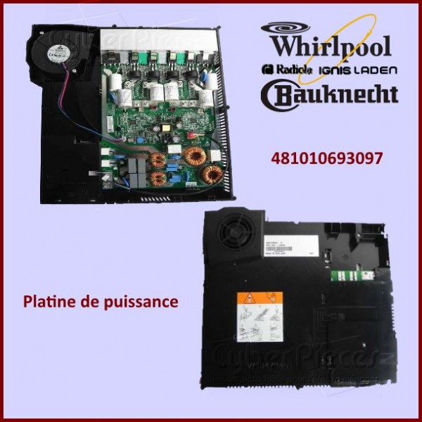 Carte électronique de puissance Whirlpool 481010693097 CYB-355339