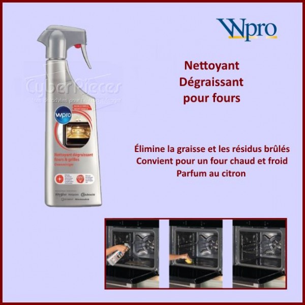 Spray nettoyant pour friteuse 500ml d'origine WPRO 484000008805