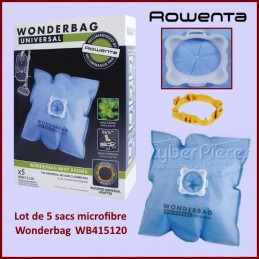 2 x Rowenta 4 sacs wonderbag Universal Allergy Care (soit 8 sacs