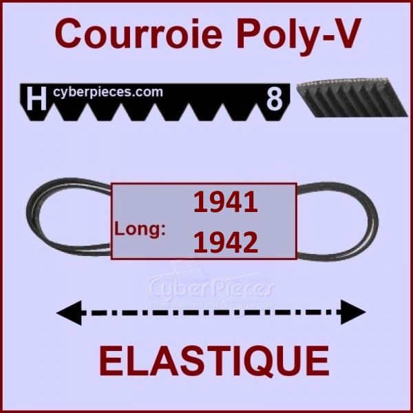 Courroie 1941H8 - 1942H8 - EL- élastique CYB-200530