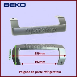 DL-pro Poignée de porte universelle pour réfrigérateur - Distance de  fixation : 10,5 à 16 cm - Poignée pour réfrigérateur - Réfrigérateur-congélateur  - Longueur : x cm : : Gros électroménager