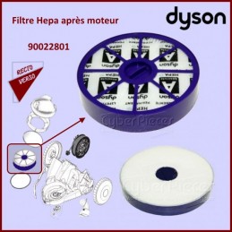 Vis embout de maintien rouleau brosse DYSON 96748101