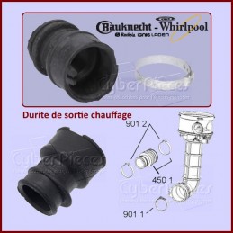 Durite de sortie chauffage Whirlpool 480140102282 CYB-008372