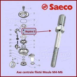 Axe Centrale Fileté De Meule Saeco 127473603***épuisé*** CYB-057219