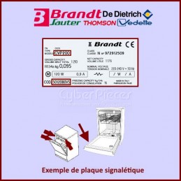 Carte de Commande Brandt 32X4153 CYB-149723