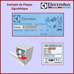 Carte électronique non configuré EDW1XX Electrolux 1113390502 CYB-206877