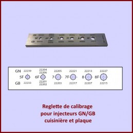 Reglette calibrage d'injecteurs CYB-135559